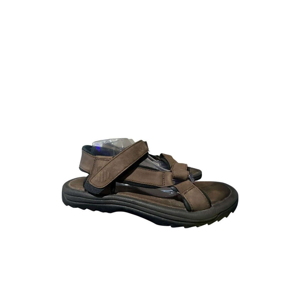 Teva Terra Fi 4 Mens Sandals Size 13 Brown Turkish Coffee Leather Walking Used